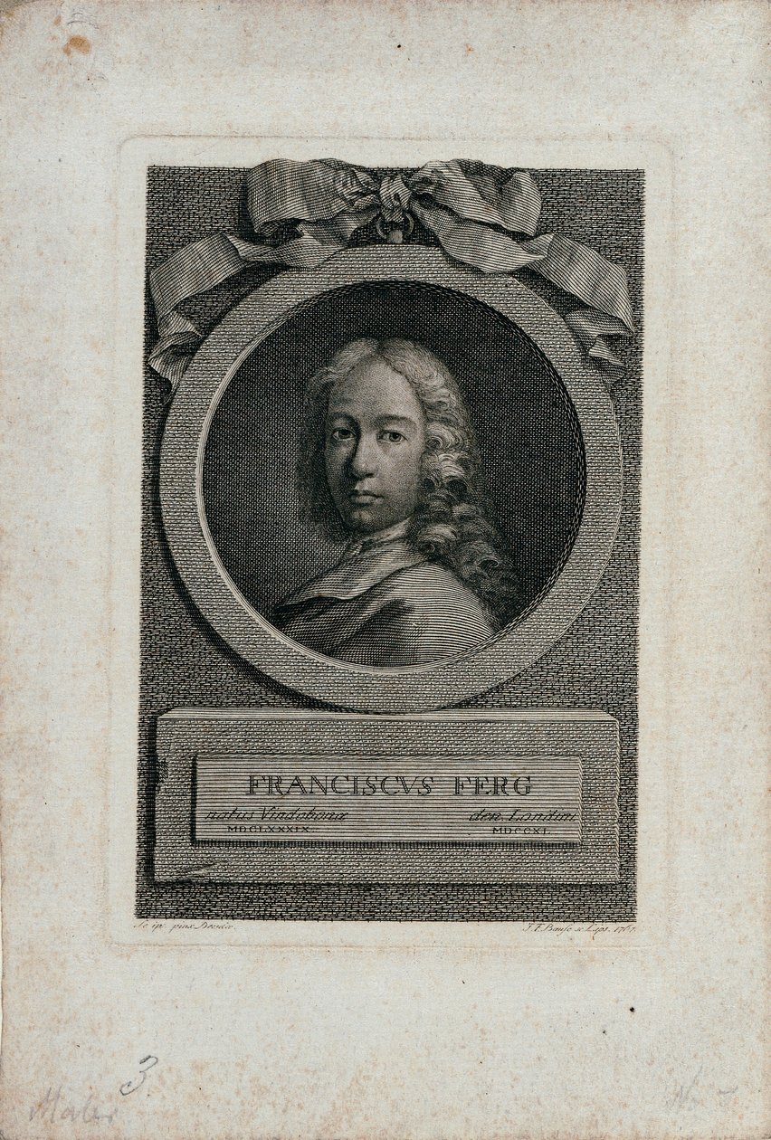 Franz de Paula Ferg door Johann Friedrich Bause