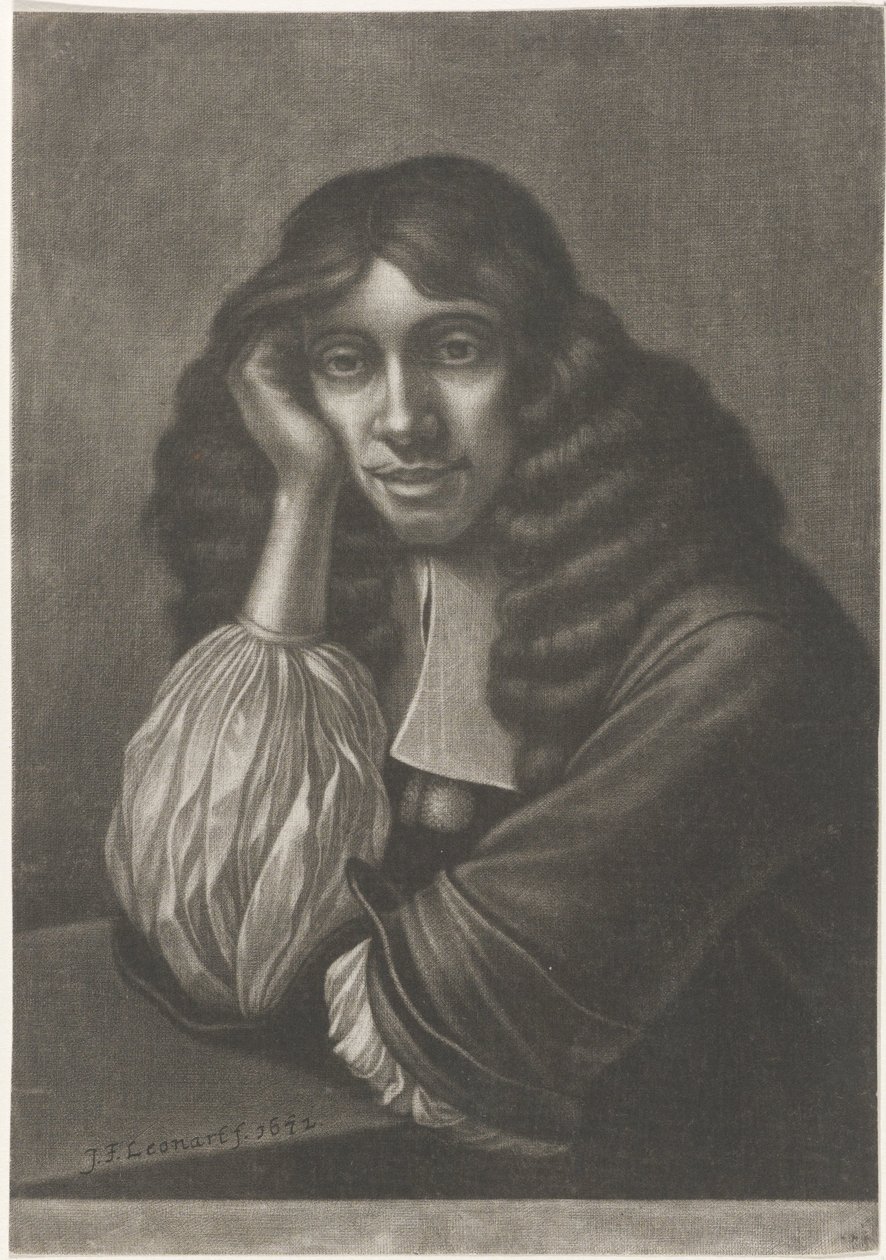 Portret van Hans Braun door Johann Friedrich Leonard