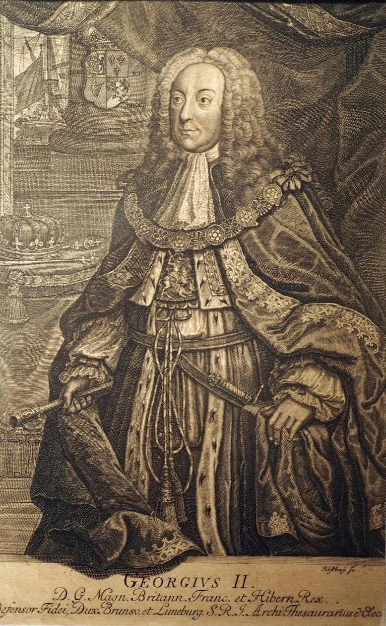 George II (Groot-Brittannië) Rosbach@Residenzmuseum Celle20160708 door Johann Friedrich Rosbach
