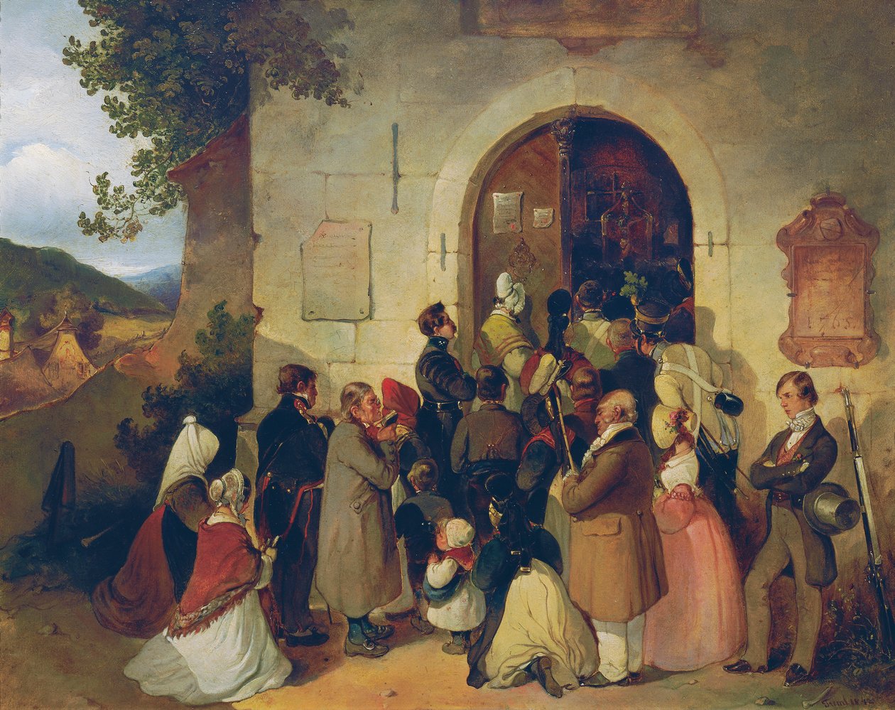 Pelgrims door Johann Friedrich Treml