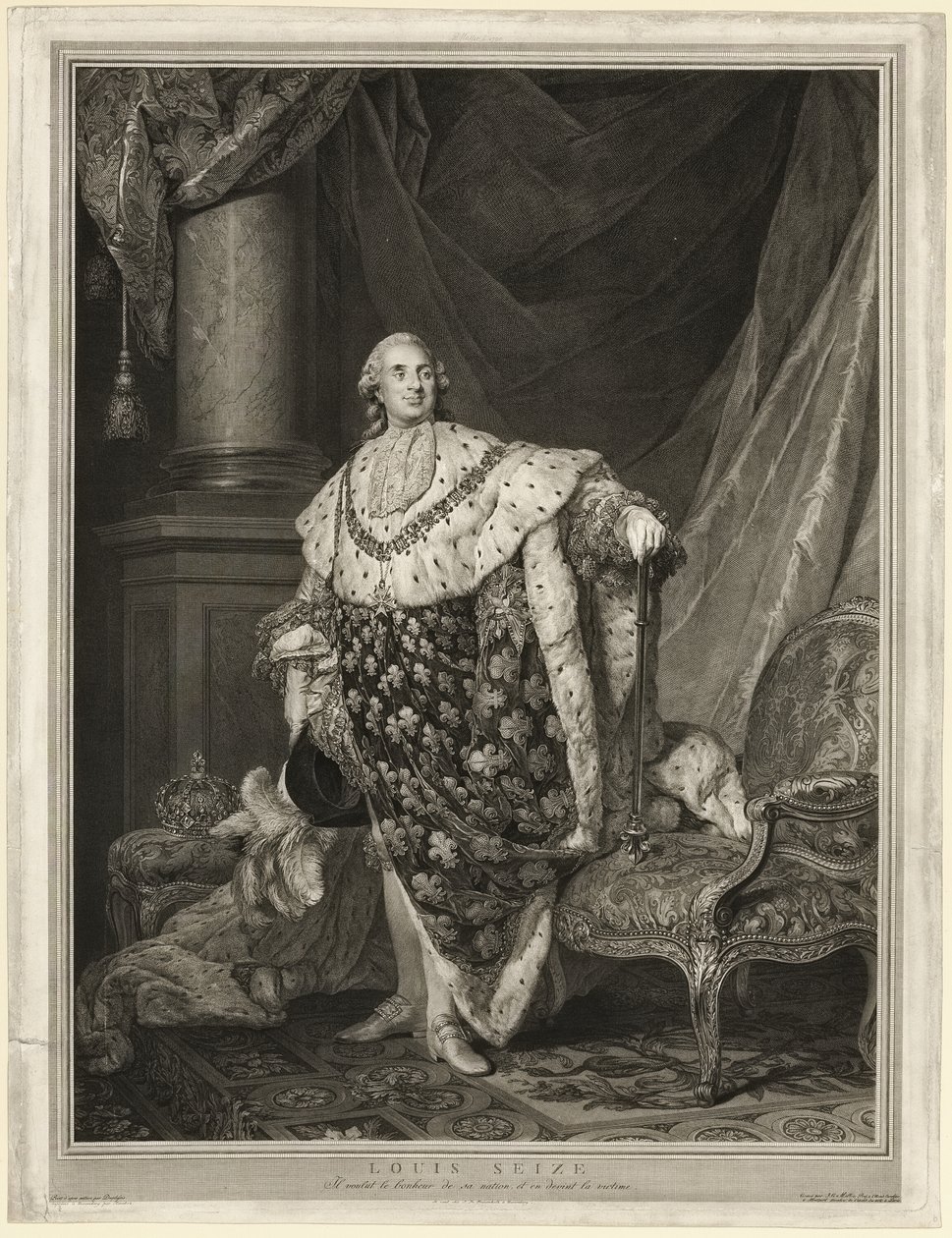 Louis Seize door Johann Gotthard von Muller