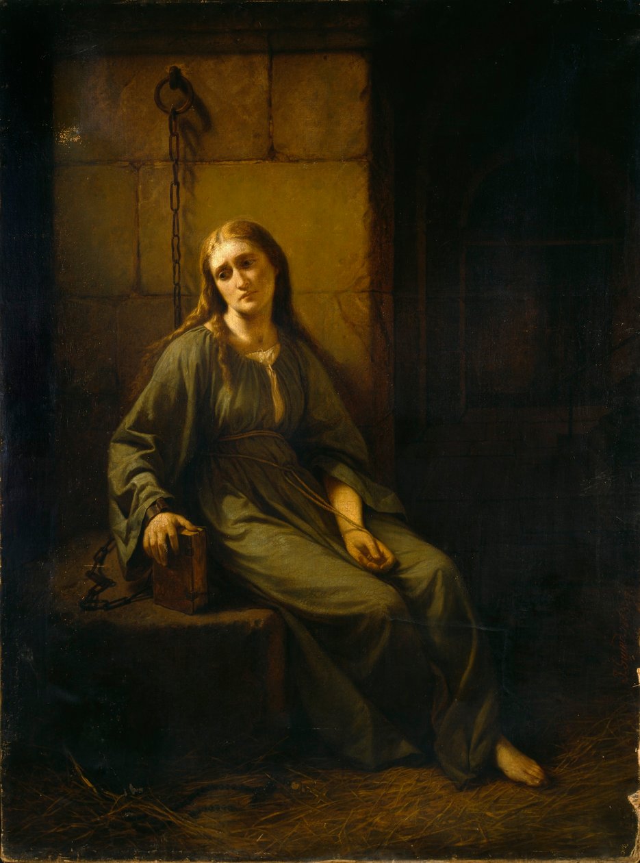 Marguerite in de gevangenis door Johann Grund