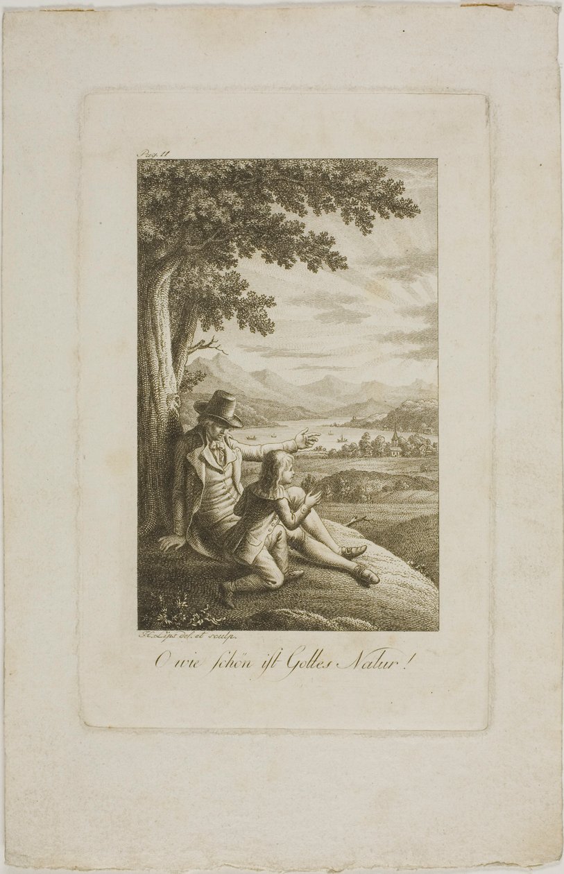 Hoe mooi is Gods natuur door Johann Heinrich Lips