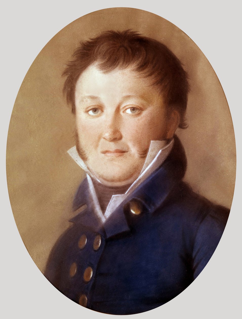 Portret van Louis Constant Wairy door Johann Heinrich Schmidt