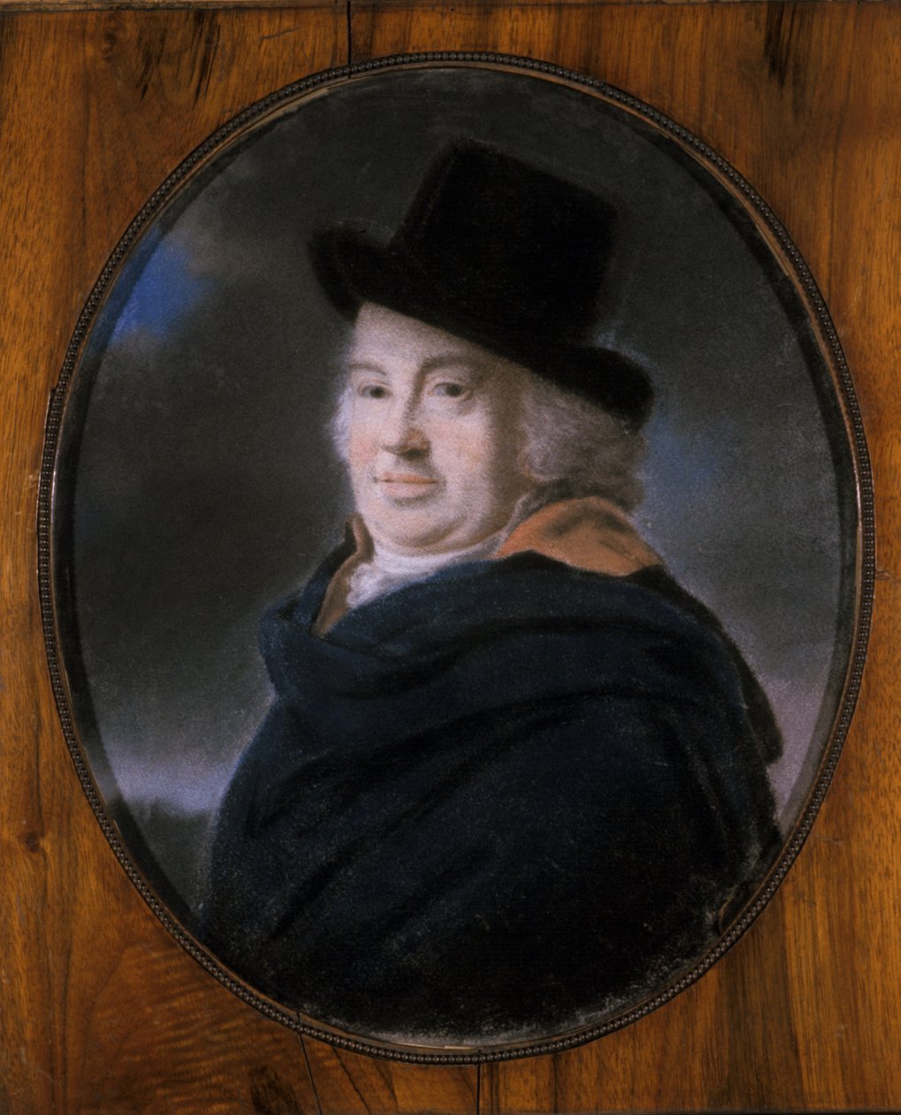 Portret van Franz Friedrich door Johann Heinrich Schroder