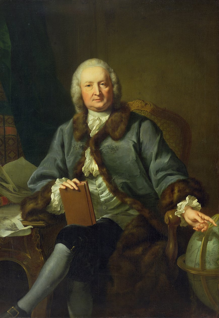 Dr. Schmidt-Capelle, c.1755-60 door Johann Heinrich Tischbein