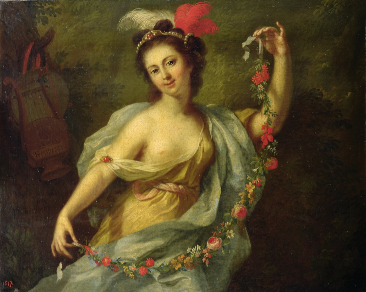 De Muze Terpsichore, 1782 door Johann Heinrich Tischbein