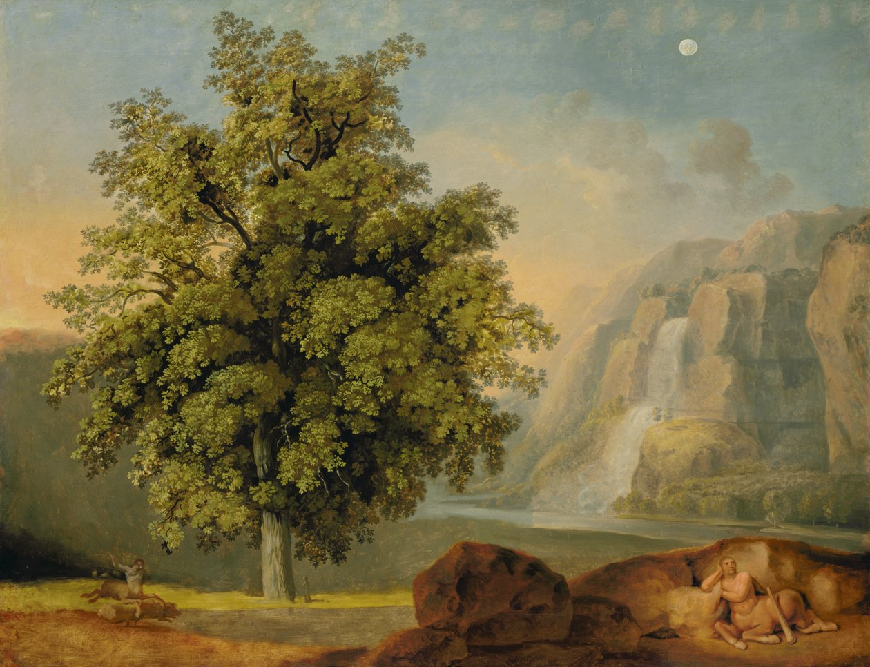 Landschap bij Tivoli door Johann Heinrich Wilhelm Tischbein