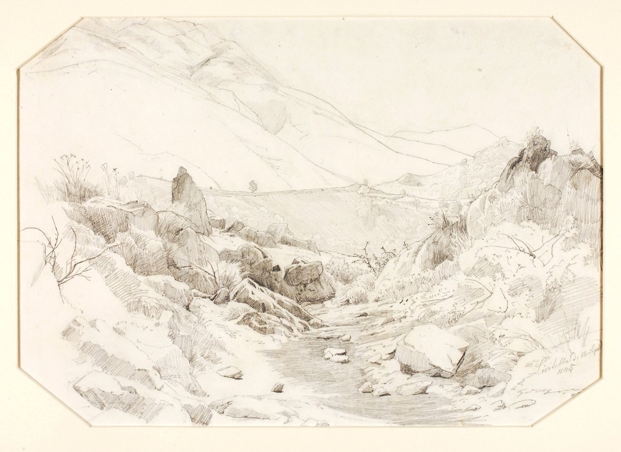Civitella, Italië door Johann Hermann Carmiencke