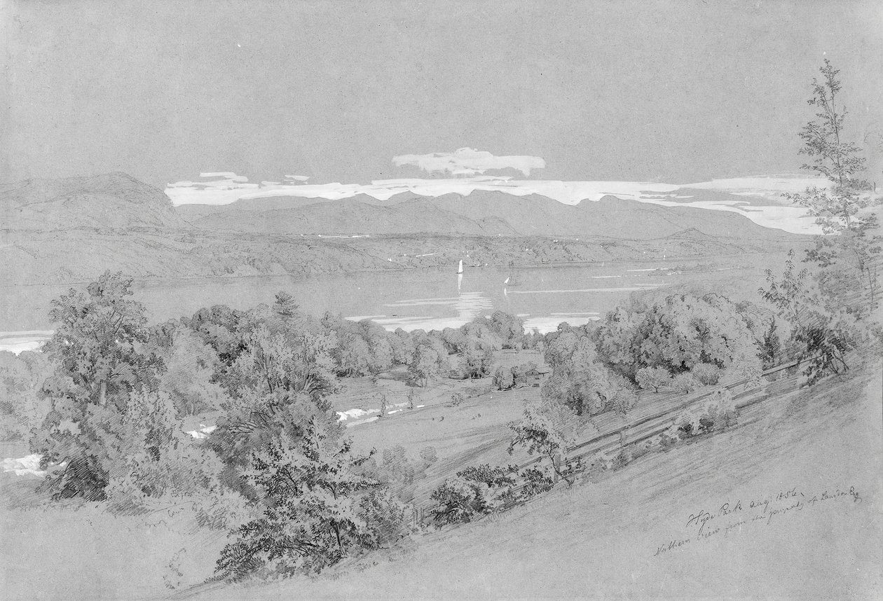 Hyde Park, 1856 door Johann Hermann Carmiencke