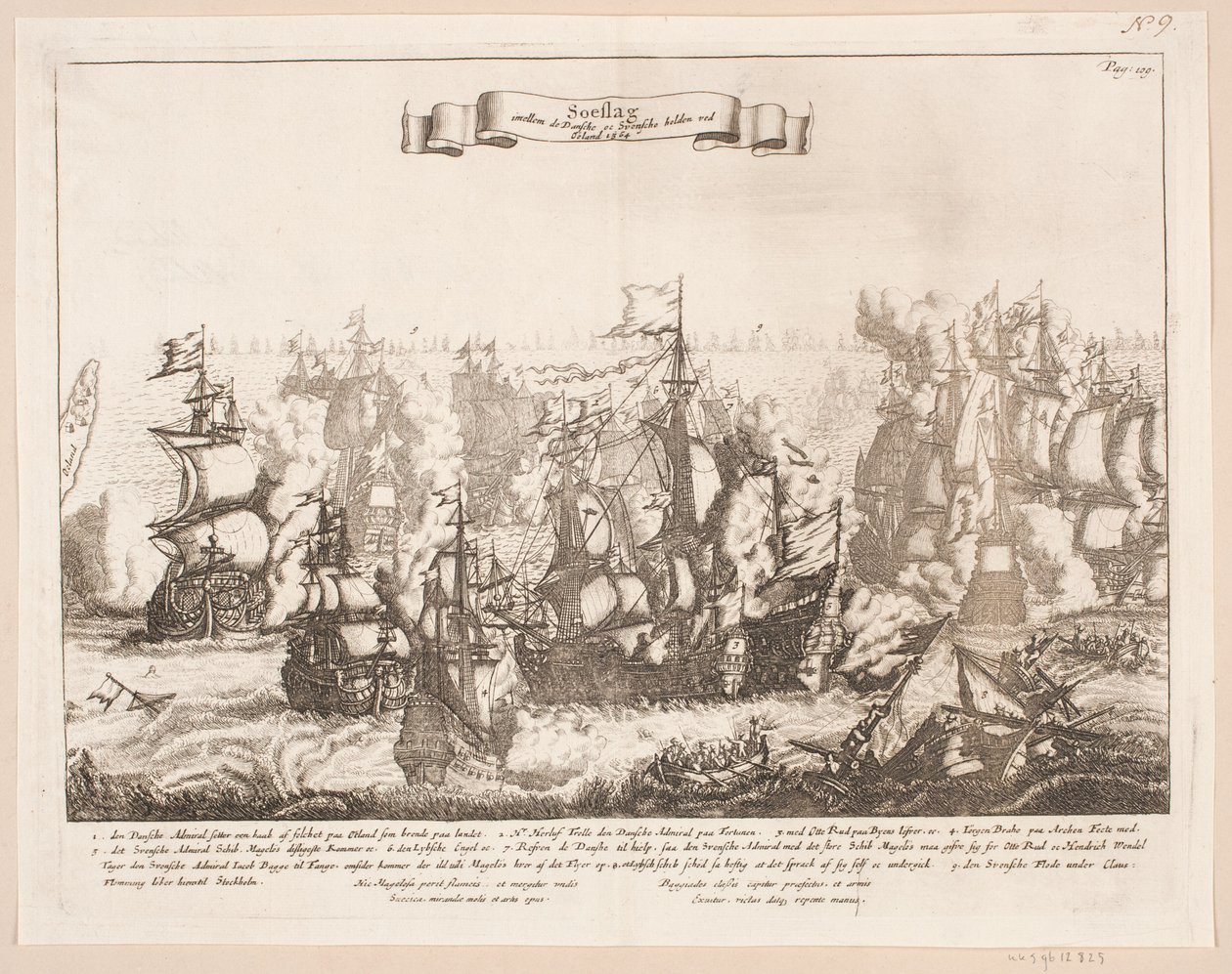 Zeeslag bij Öland, 1564 door Johann Husman