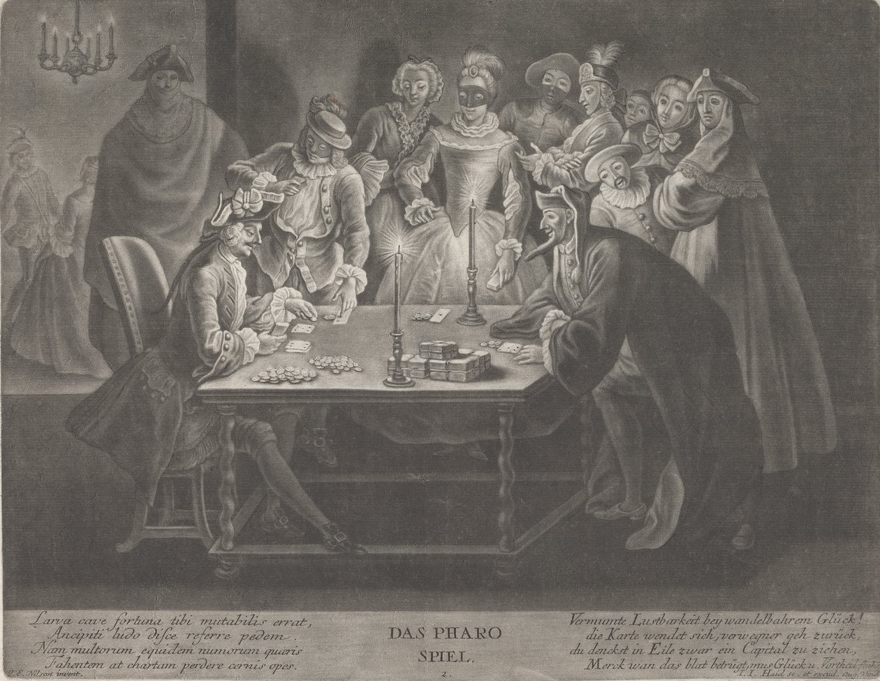 Het Farao Spel door Johann Jacobus Haid