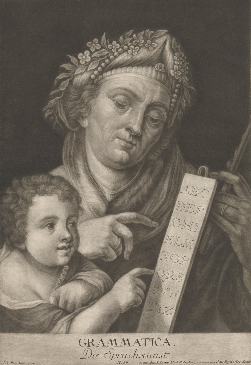 Grammatica. De Taalwetenschap. door Johann Jacobus Haid