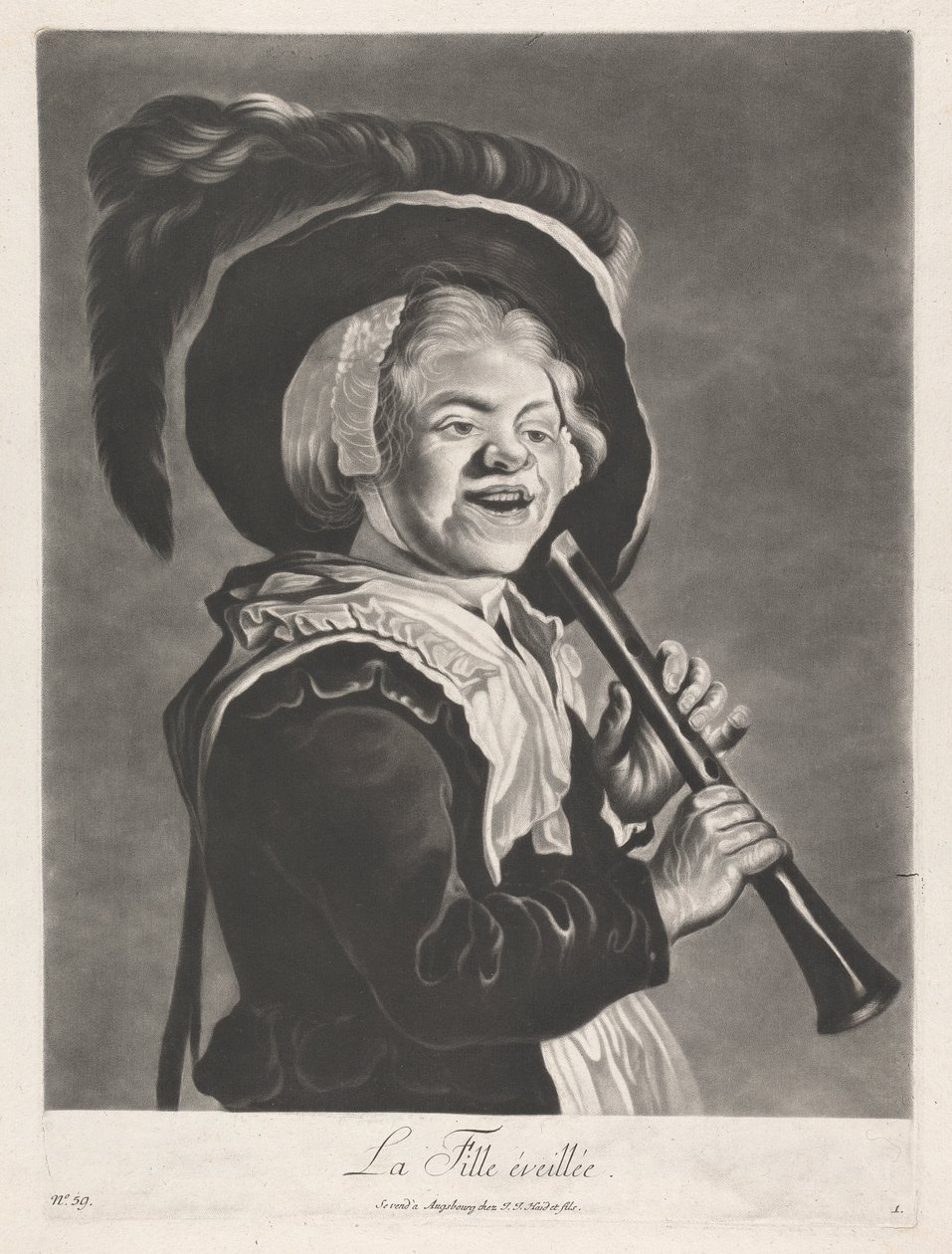 Het Wakkere Meisje door Johann Jacobus Haid