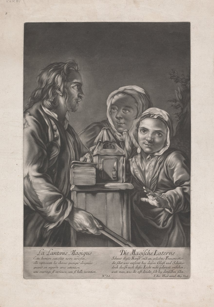 De toverlantaarn door Johann Jacobus Haid