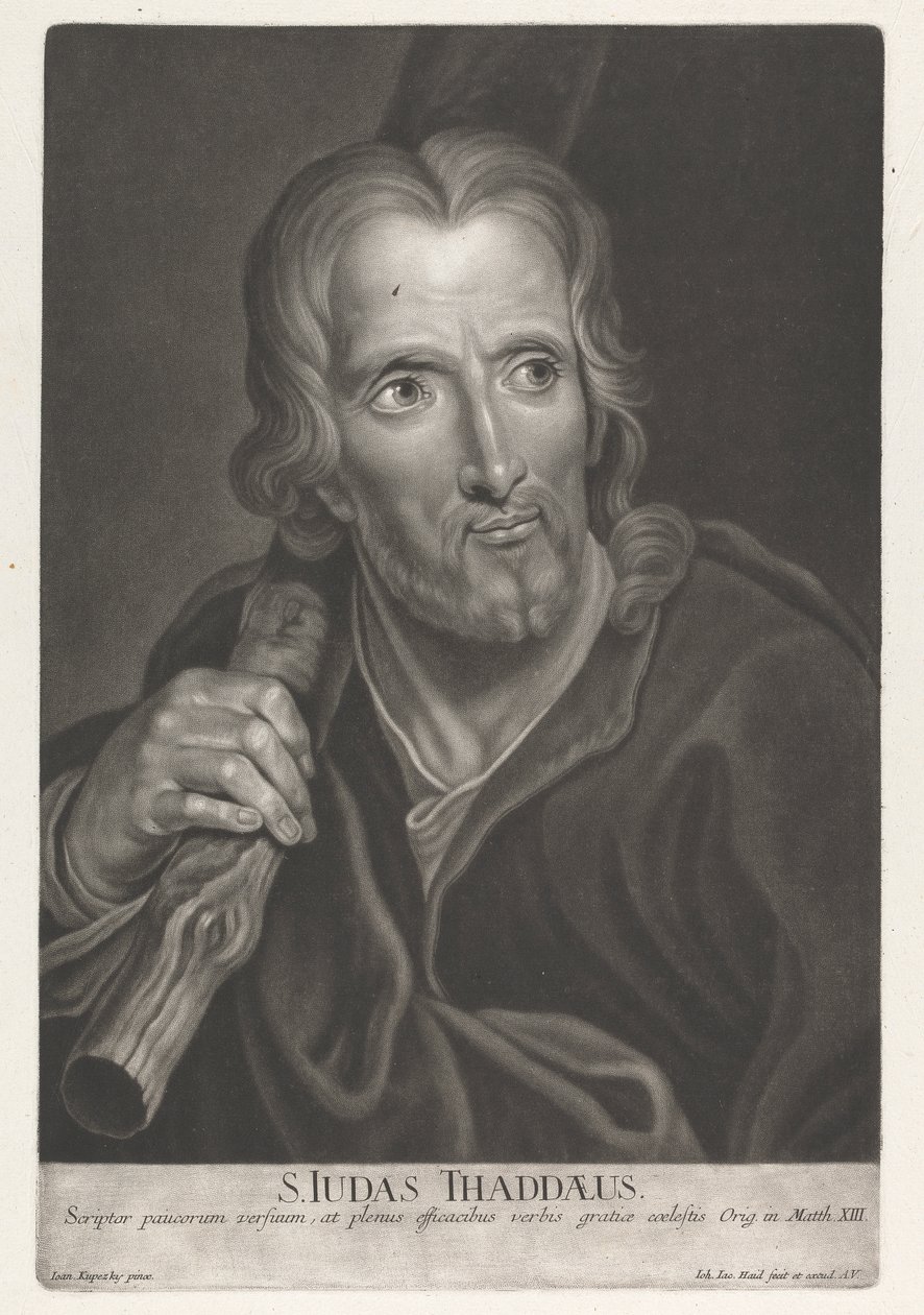 S. Judas Thaddaeus door Johann Jacobus Haid