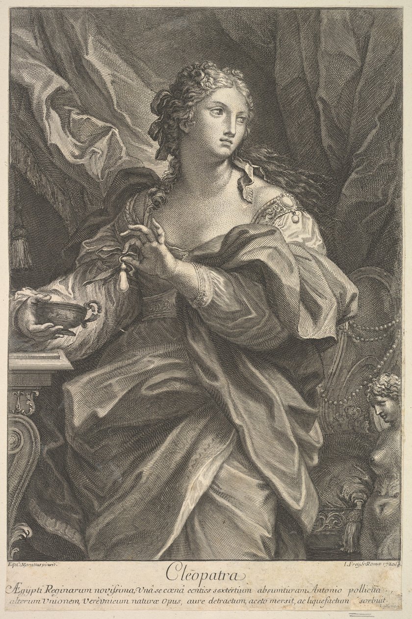 Cleopatra door Johann Jakob Frey the Elder