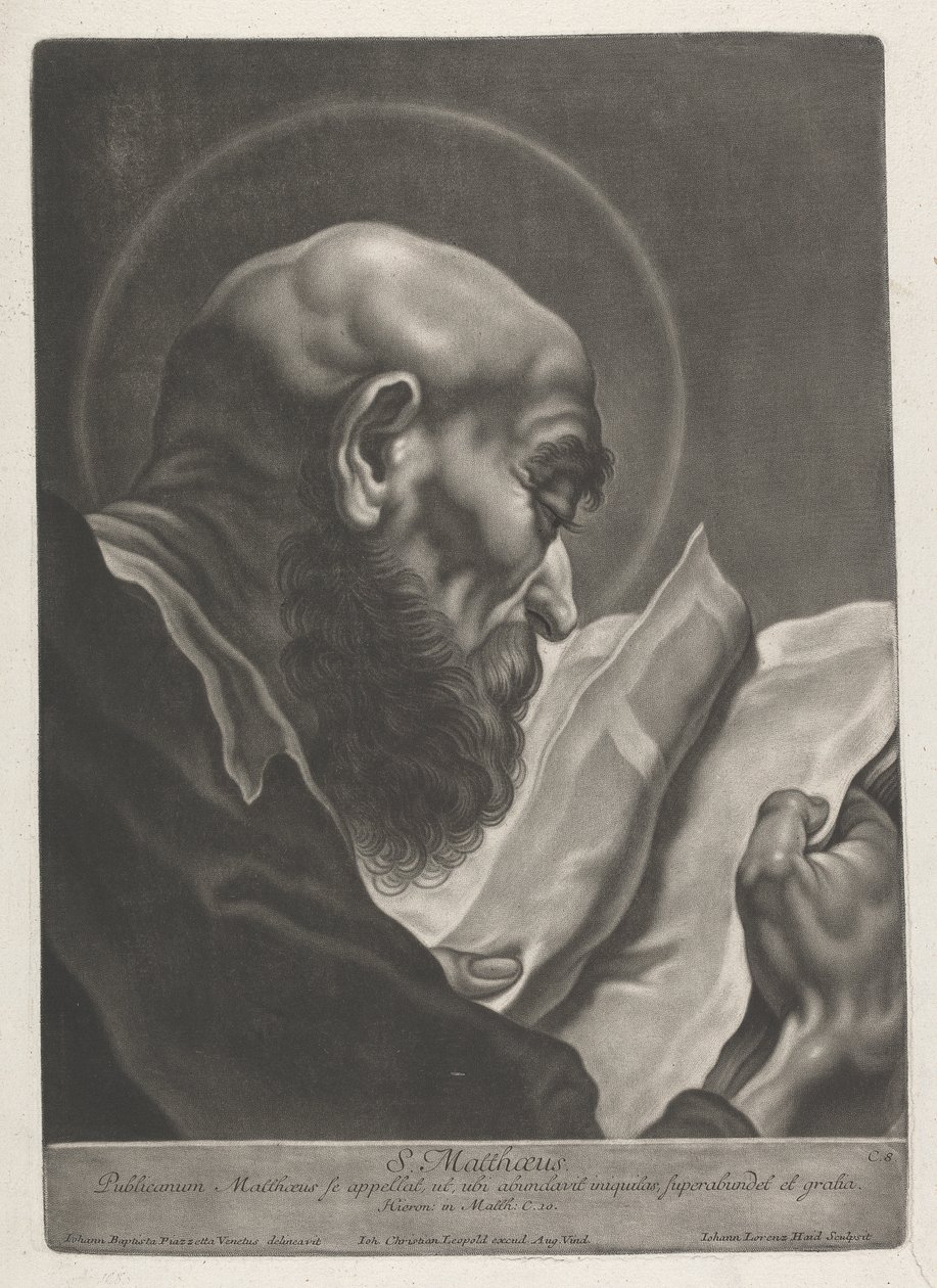S. Matthaeus door Johann Lorenz Haid