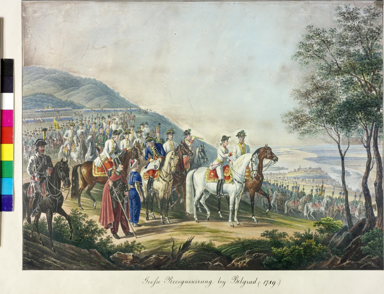 Aartshertog Frans belegering van Belgrado 1789 door Johann Nepomuk Hoechle