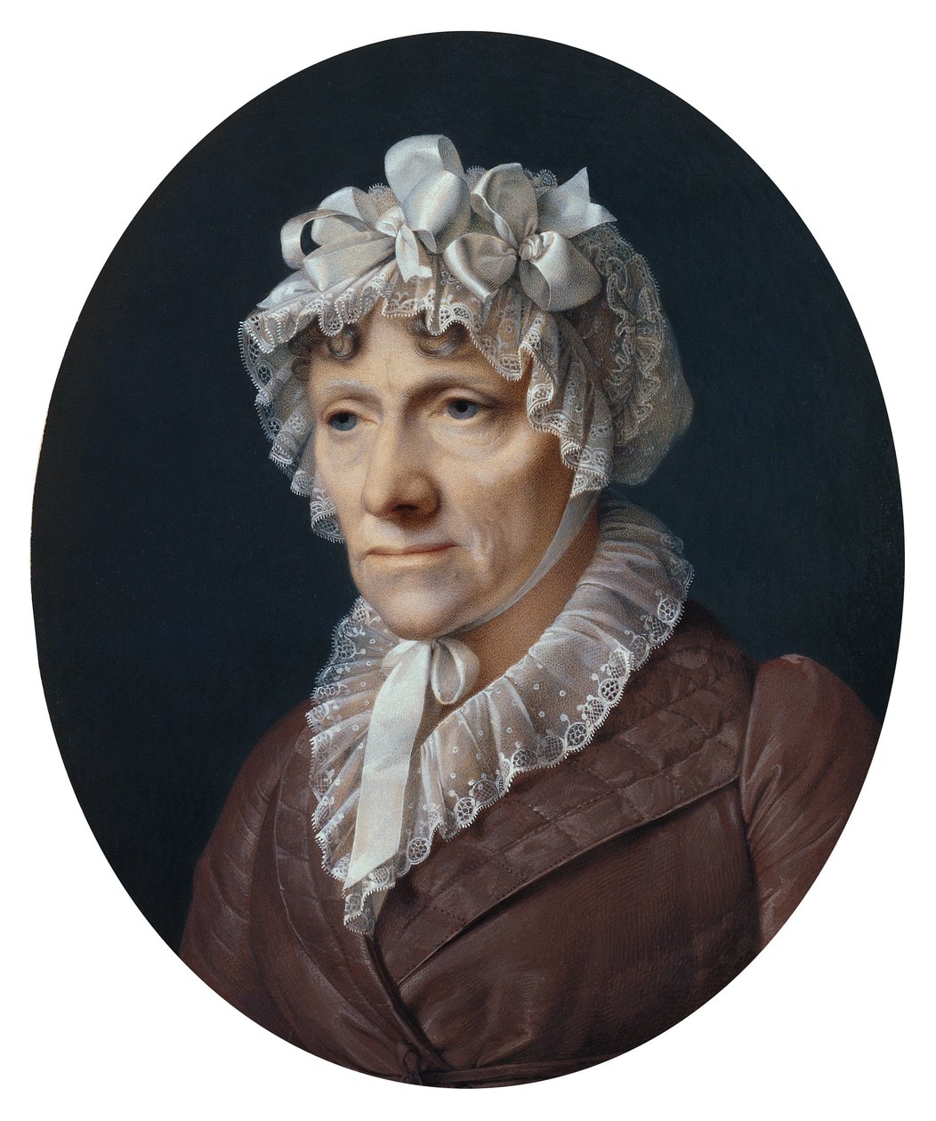 Anna Katherina Magdalena Krafft, geb. Donné door Johann Peter Krafft