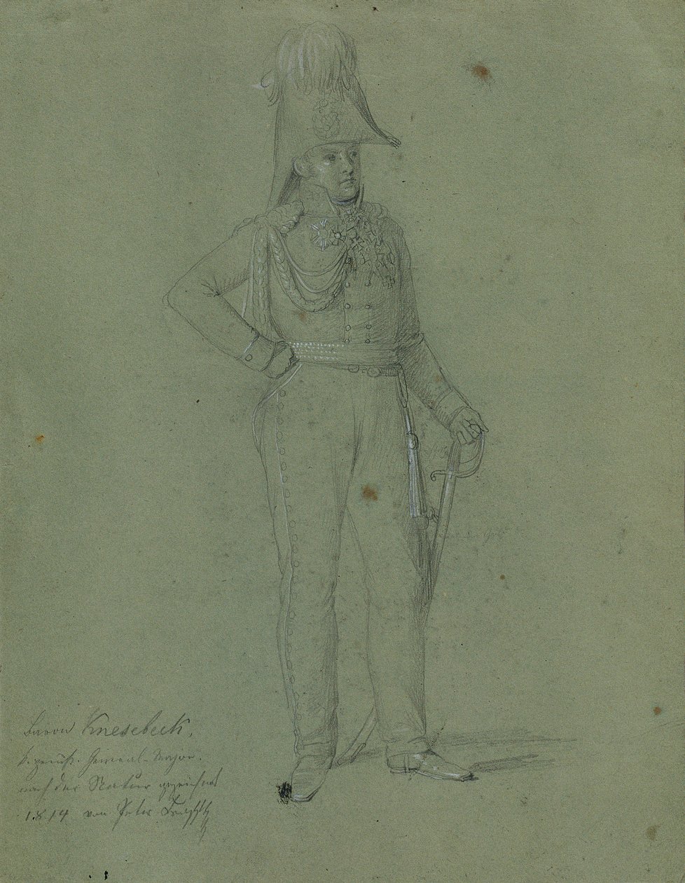 Baron Knesebeck door Johann Peter Krafft