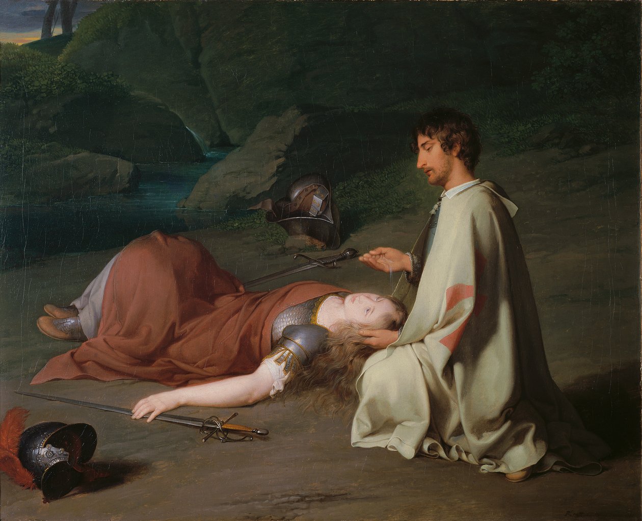 De doop van Clorinda door Johann Peter Krafft