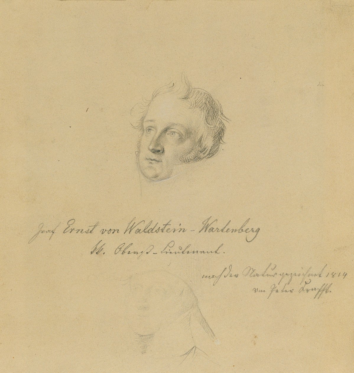 Graaf Ernst von Waldstein-Wartenberg door Johann Peter Krafft