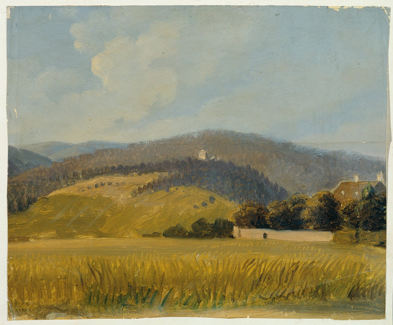 Landschap bij Baden door Johann Peter Krafft