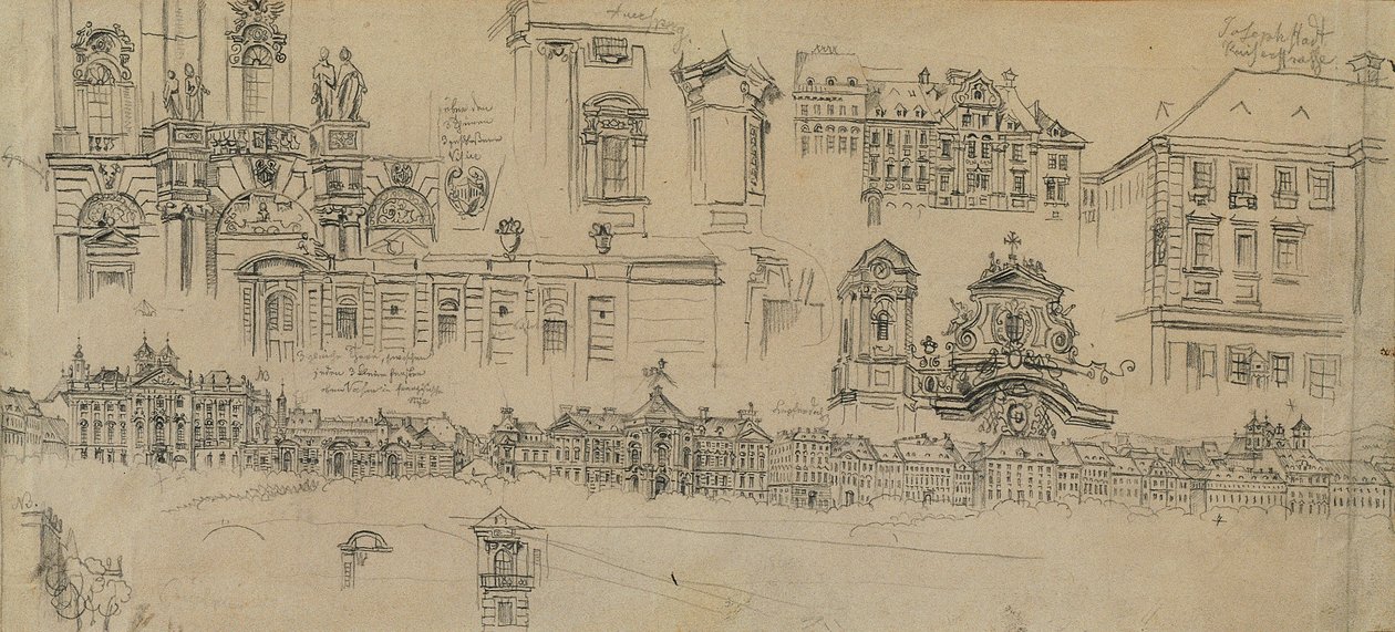 Panorama Josefstadt door Johann Peter Krafft
