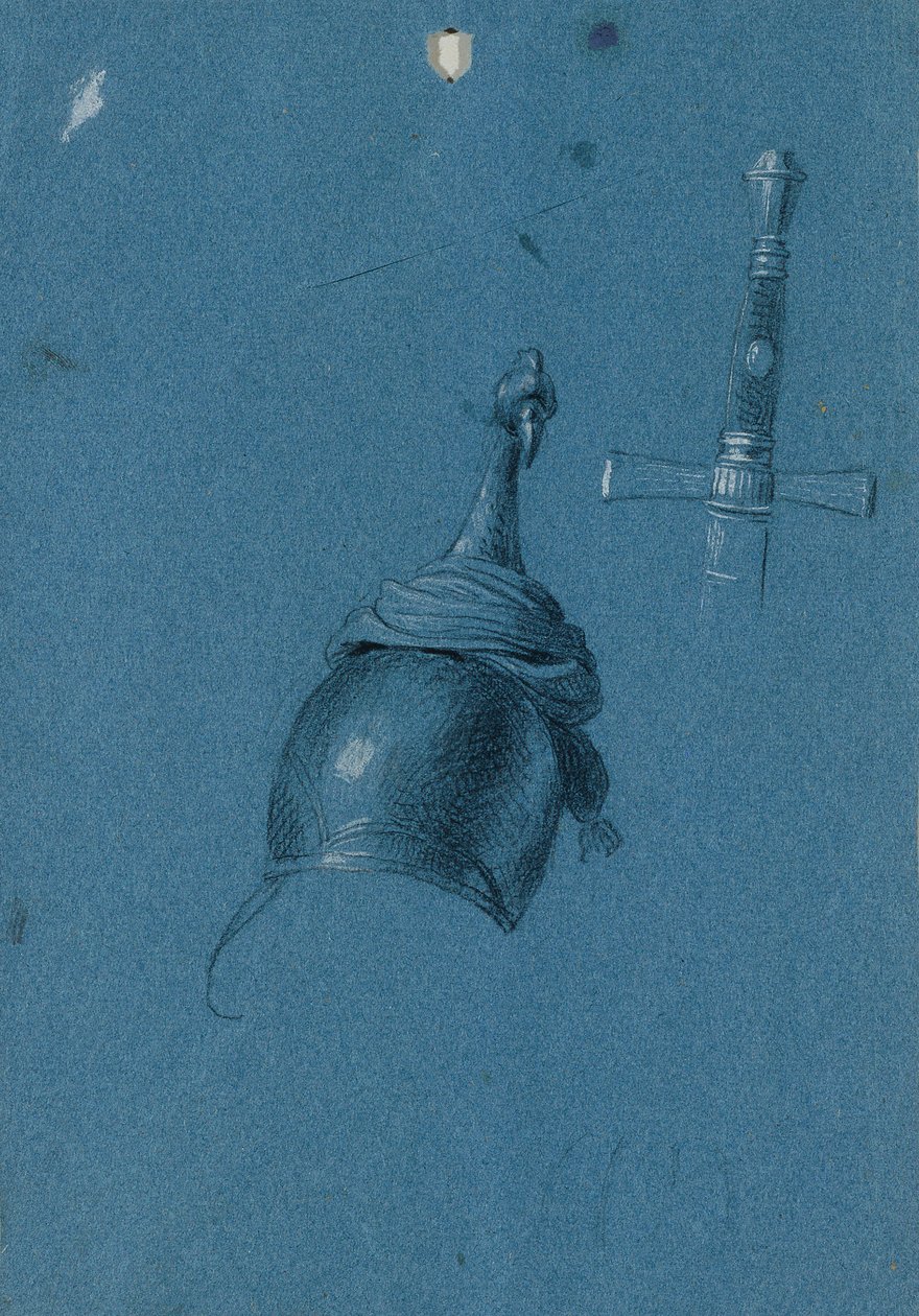 Studie van een Helm door Johann Peter Krafft