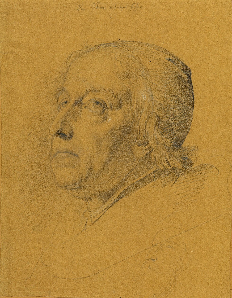 Studie voor "Manfreds Stervensuur" door Johann Peter Krafft