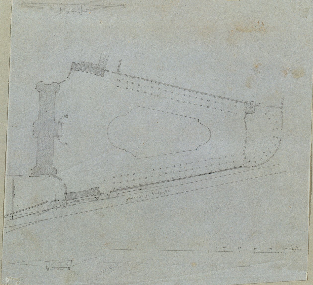 Studie voor het Bovenste Belvedere door Johann Peter Krafft