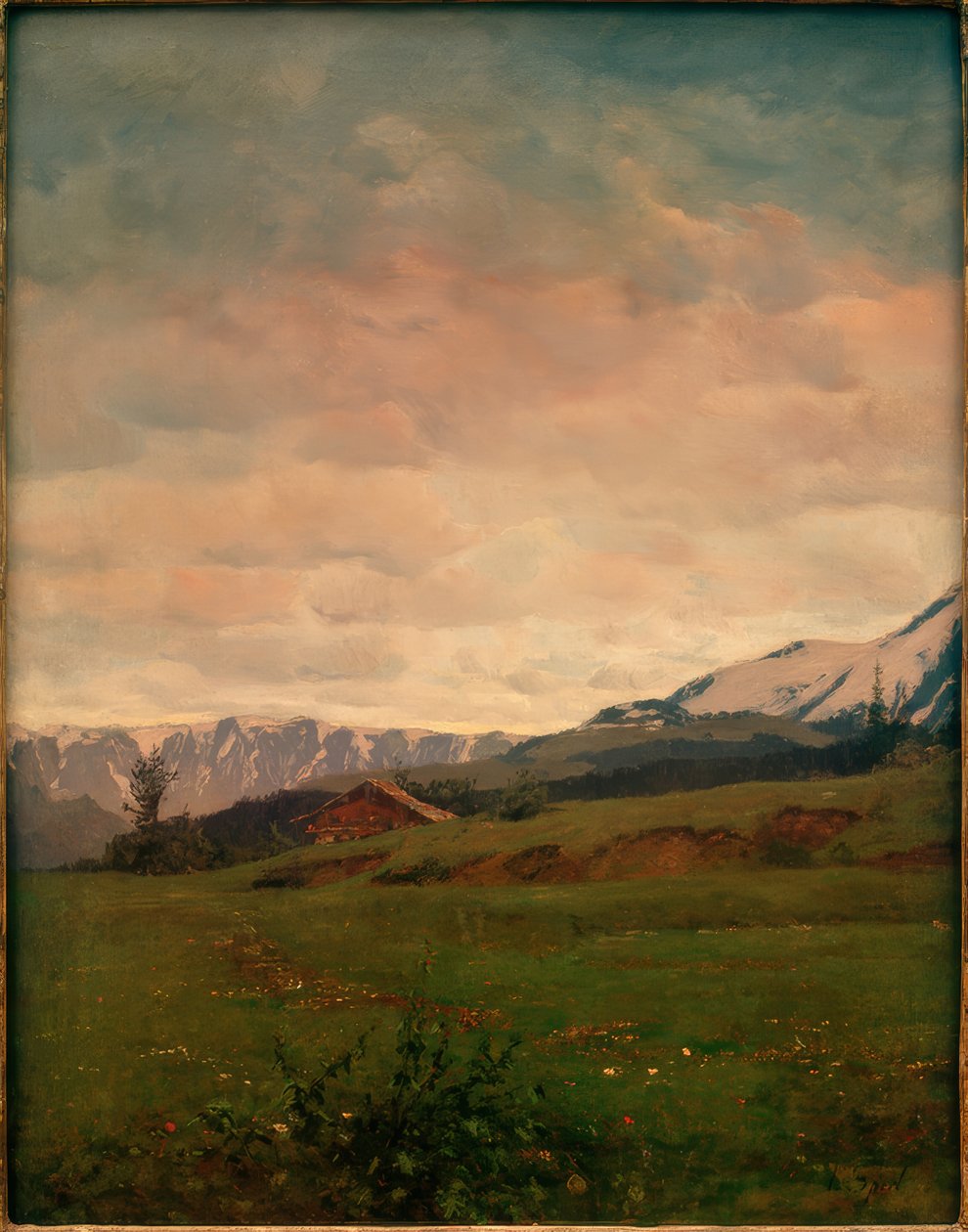 Lente in de bergen door Johann Sperl