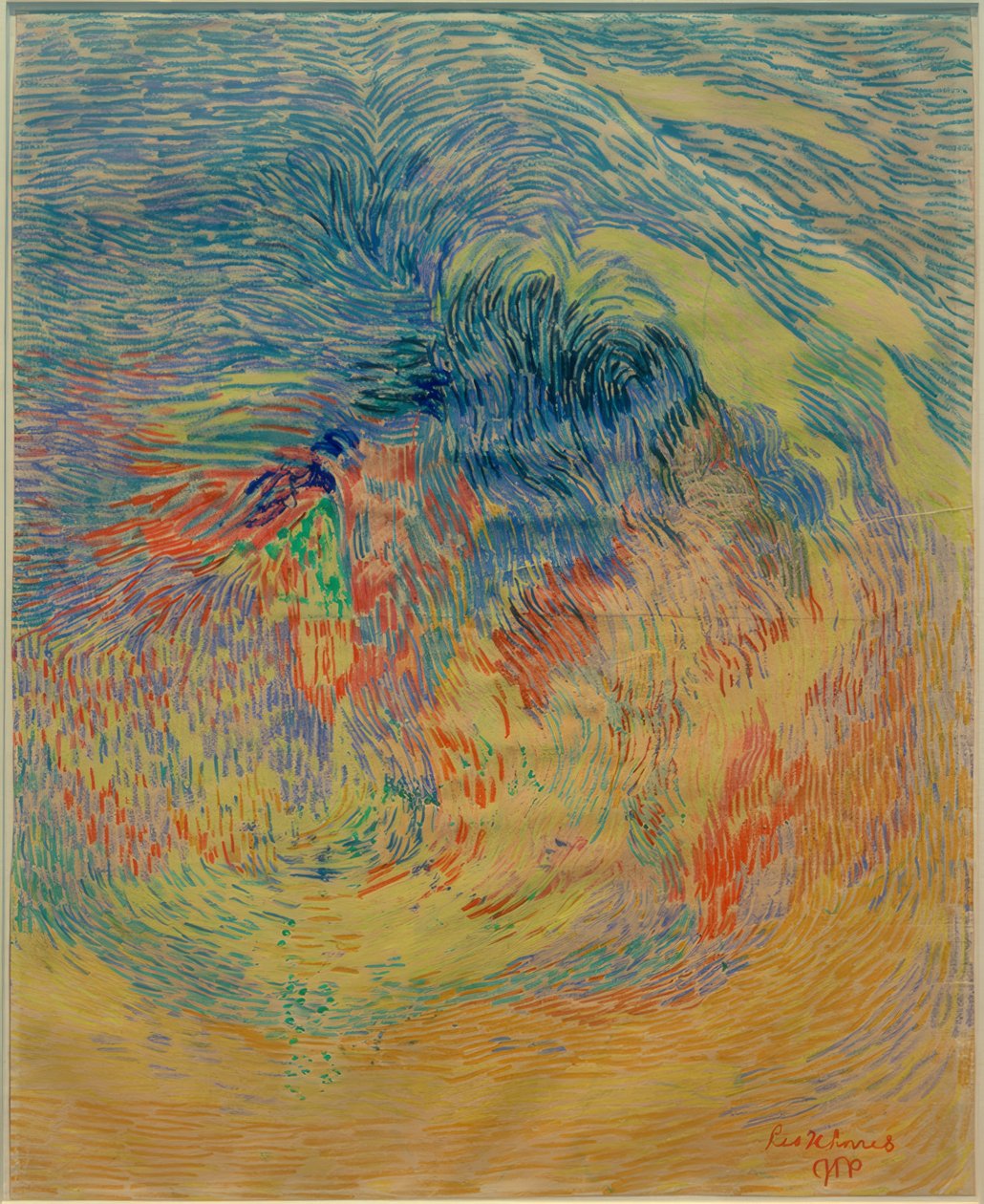 Les Xhorres, circa 1900 door Johan Thorn Prikker