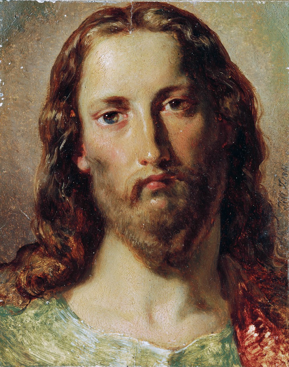 Christushoofd door Johann  Till der Jüngere