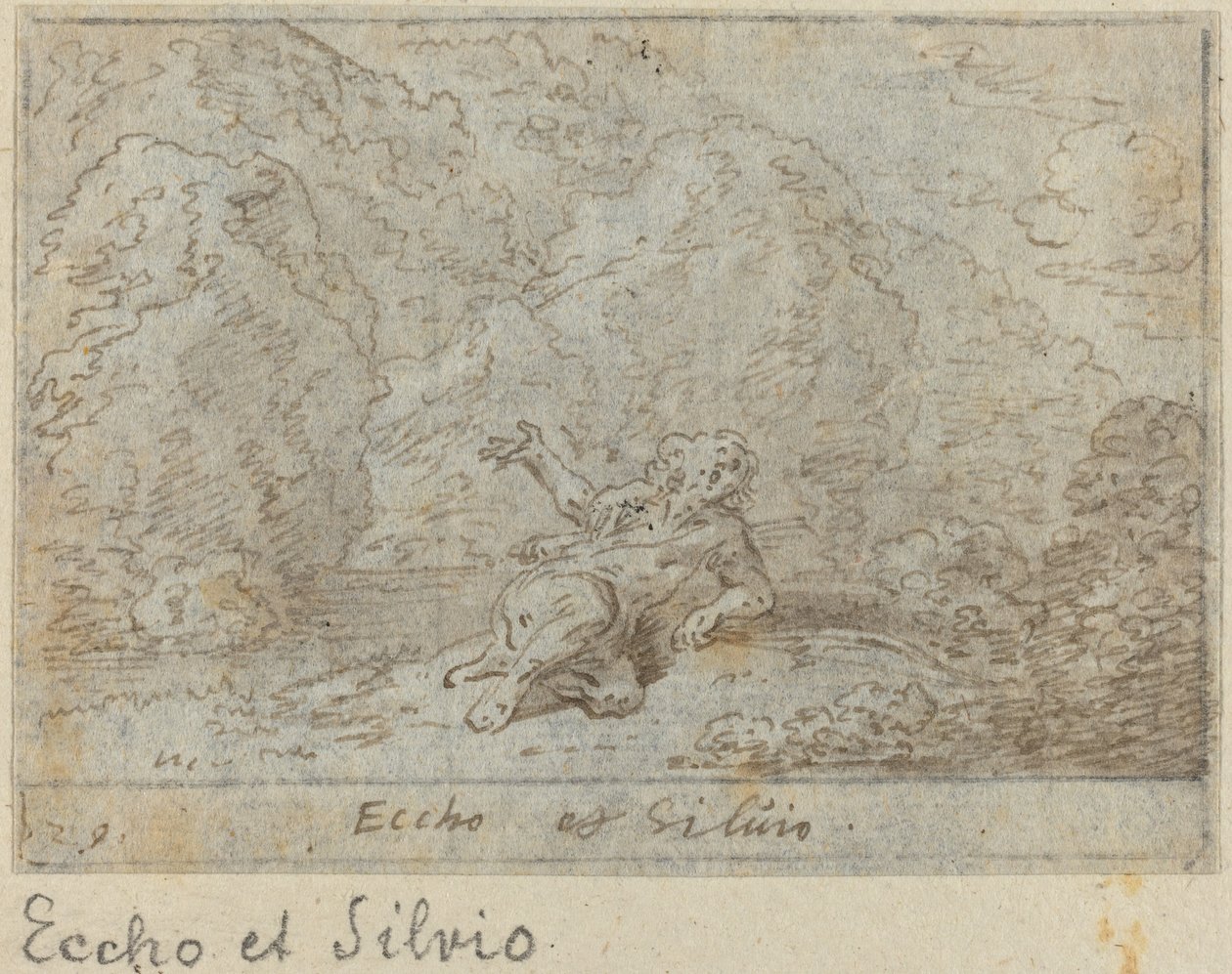 Silvio door Johann Wilhelm Baur