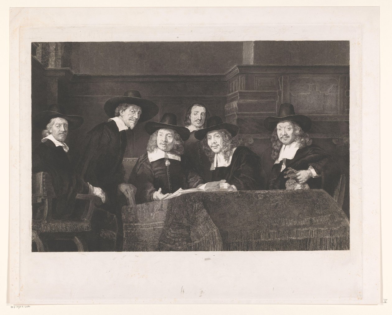 De Staalmeesters door Johann Wilhelm Kaiser (I)
