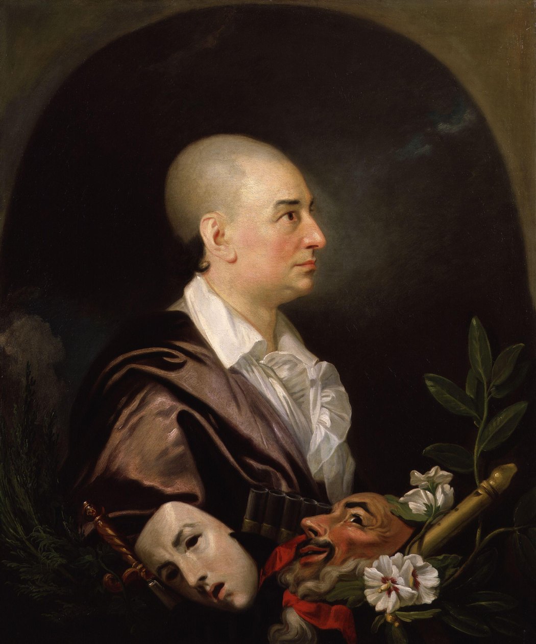 Portret van David Garrick door Johann Zoffany