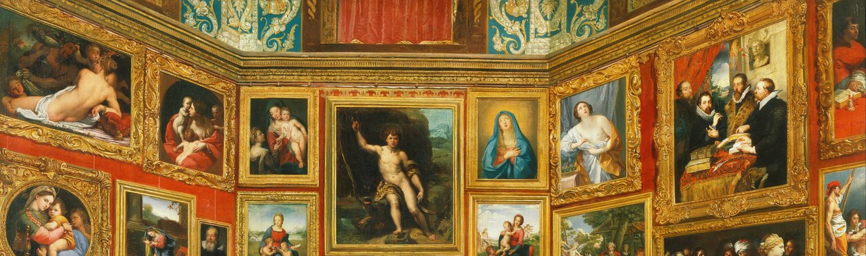 Tribuna van het Uffizi "
" door Johann Zoffany