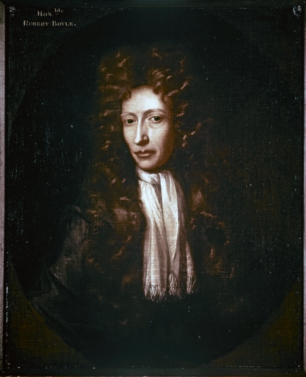 Portret van Robert Boyle door Johannes (after) Kerseboom