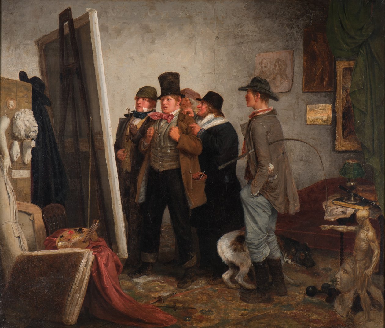 Landelijke Kenners, 1855 door Johannes Adam Simon Oertel