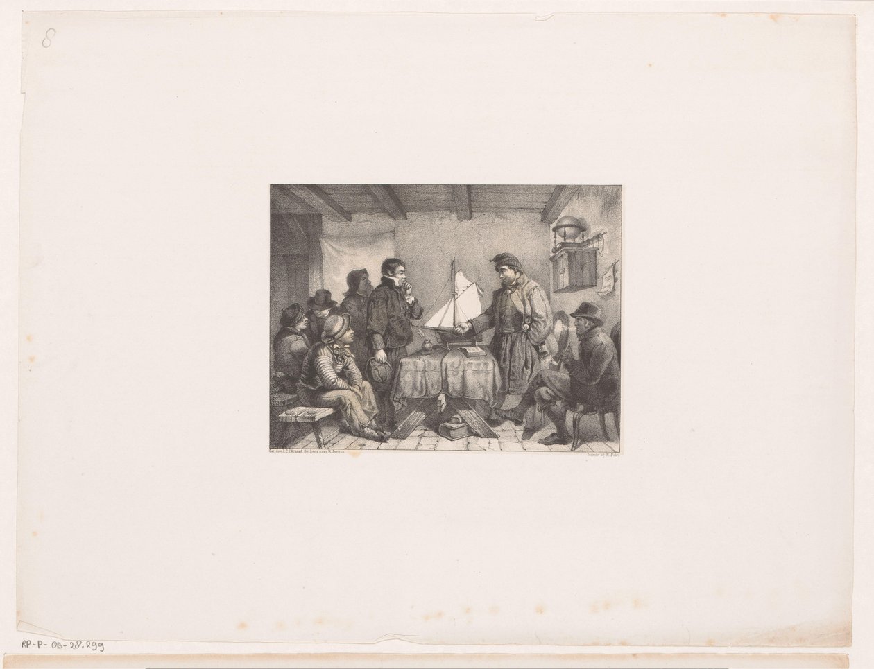 Betaling van de scheepsjongens door Johannes Christiaan d