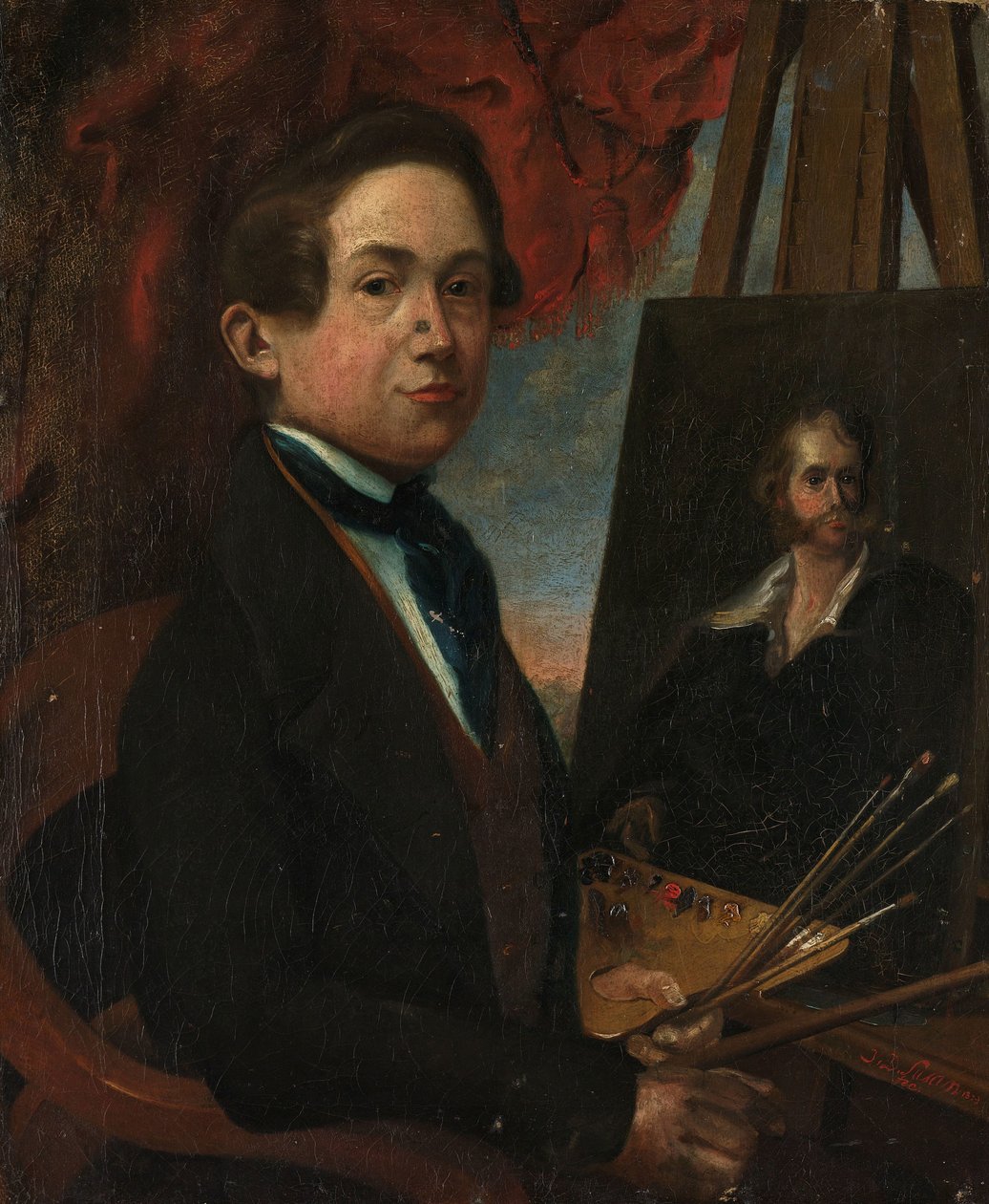 Zelfportret door Johannes Daniël Susan