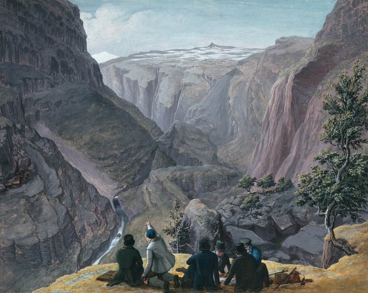 Bjønnestigvarden, Aurland door Johannes Flintoe