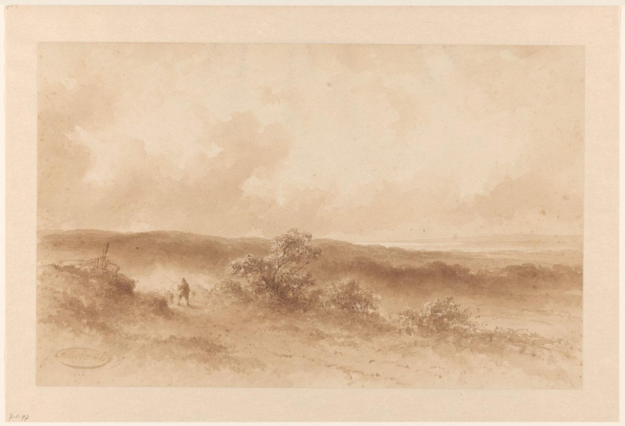 Duinlandschap door Johannes Hilverdink