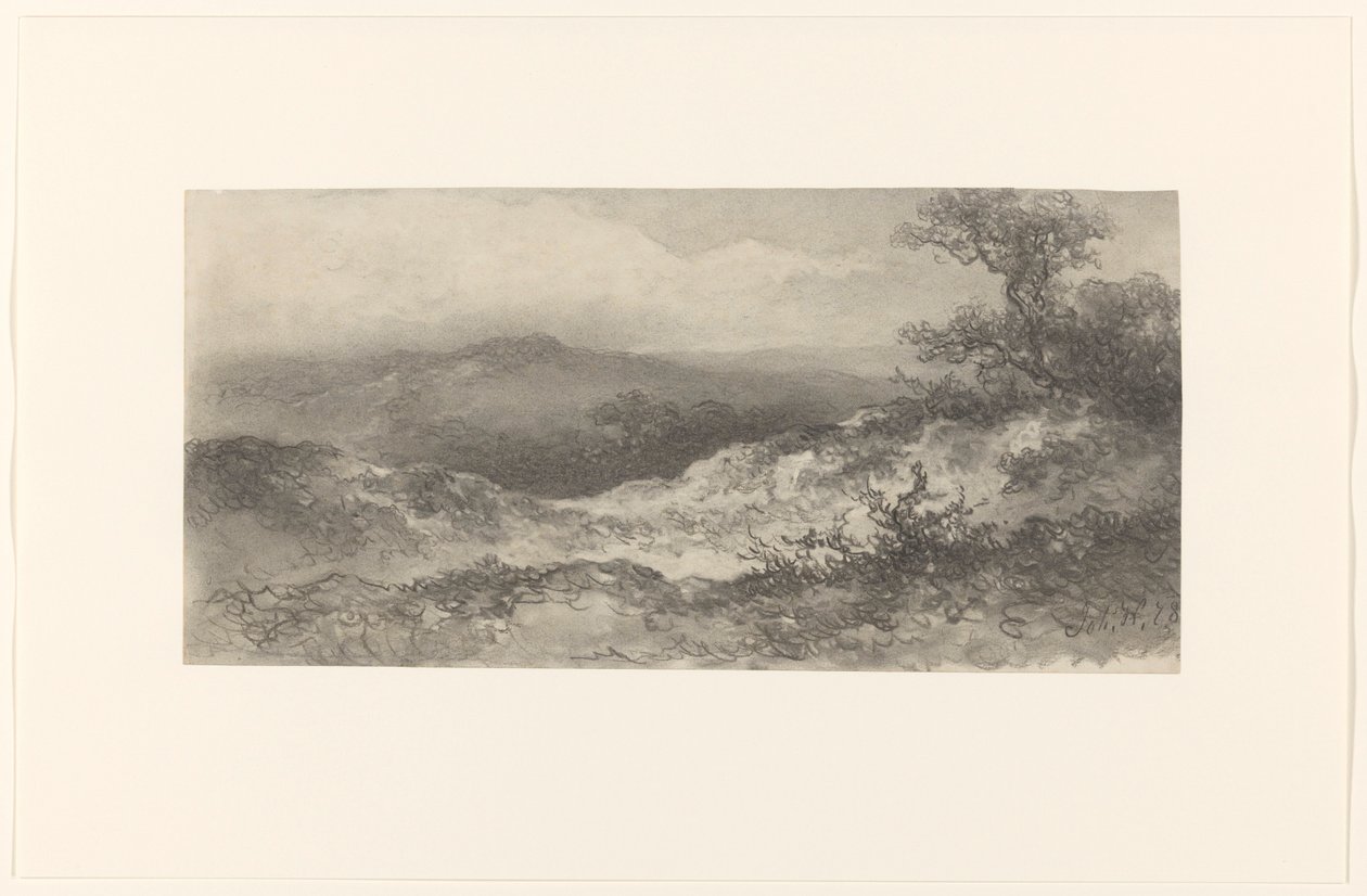 Duinlandschap door Johannes Hilverdink