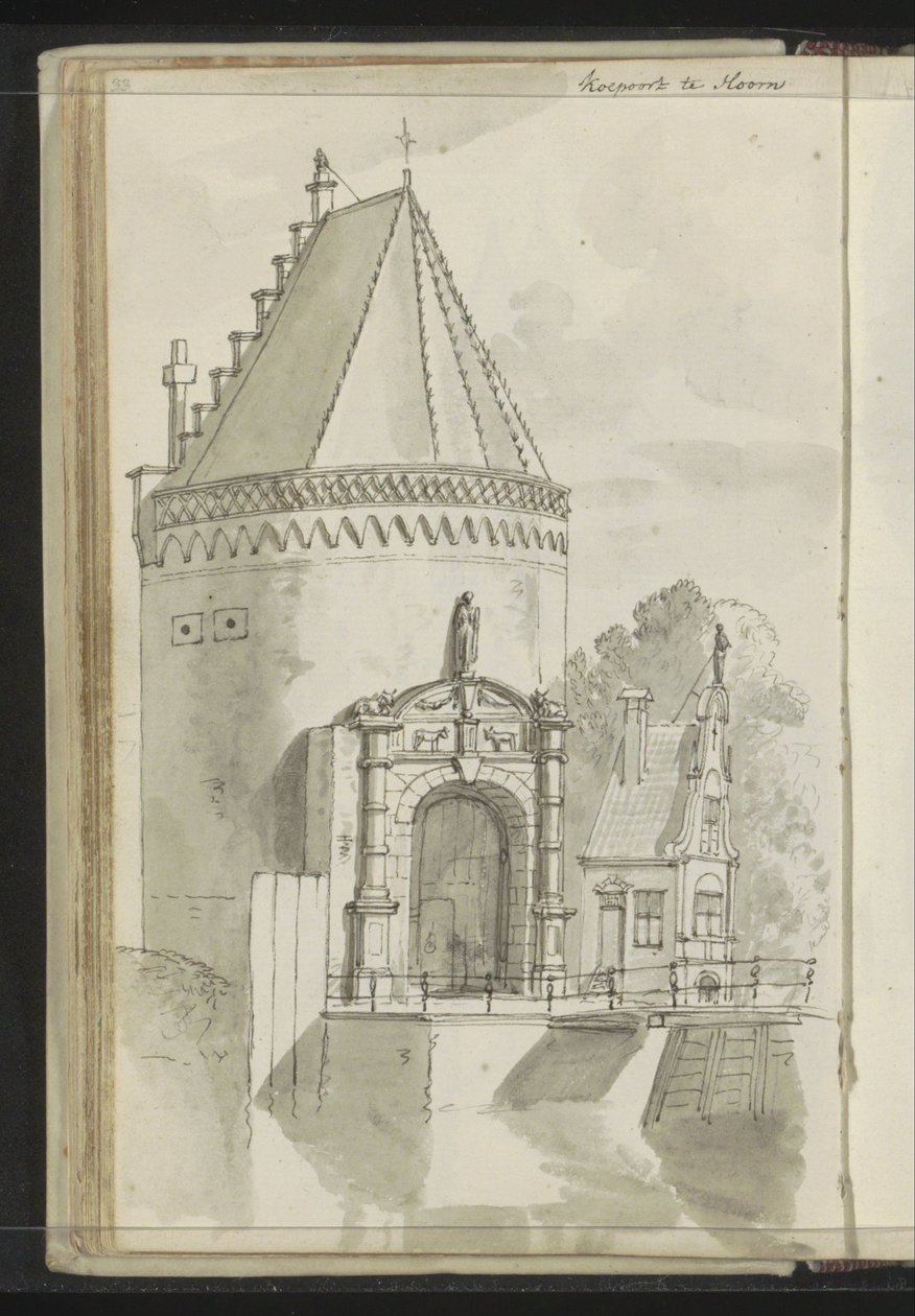 Koepoort te Hoorn door Johannes Huibert Prins