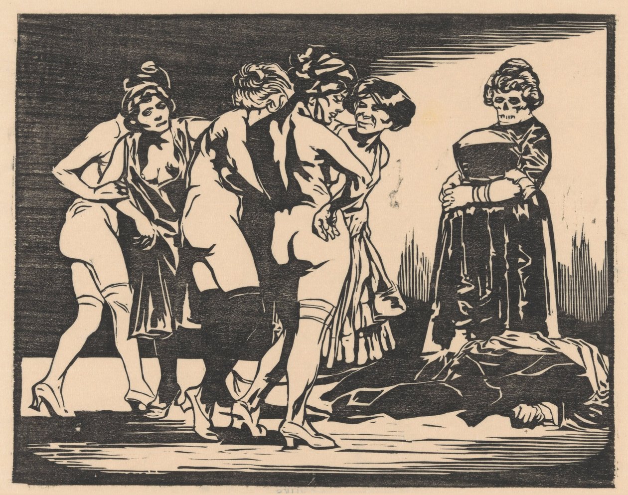 Allegorie op de onkuisheid door Johannes Josephus Aarts
