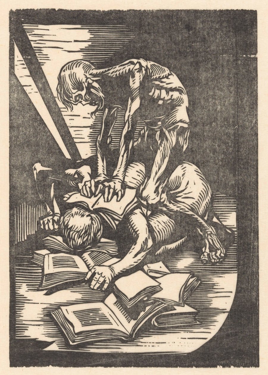 De Dood met slachtoffer door Johannes Josephus Aarts