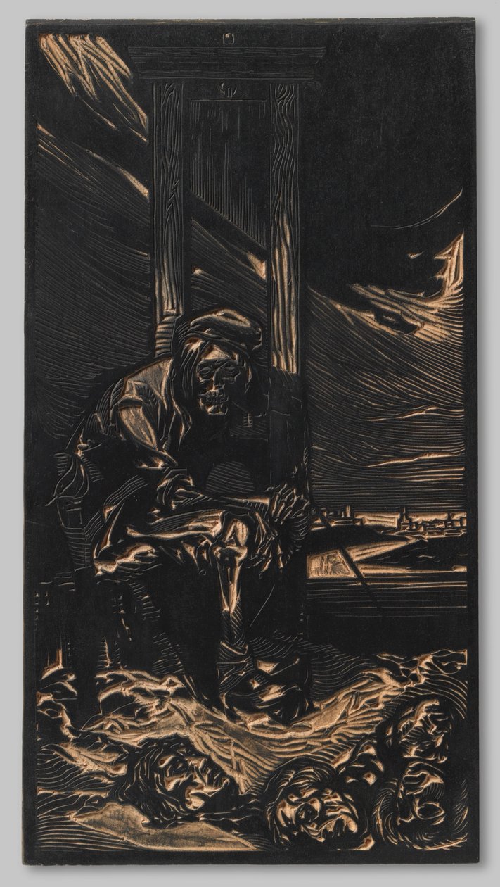 De dood bij de guillotine door Johannes Josephus Aarts